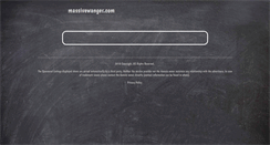 Desktop Screenshot of massivewanger.com